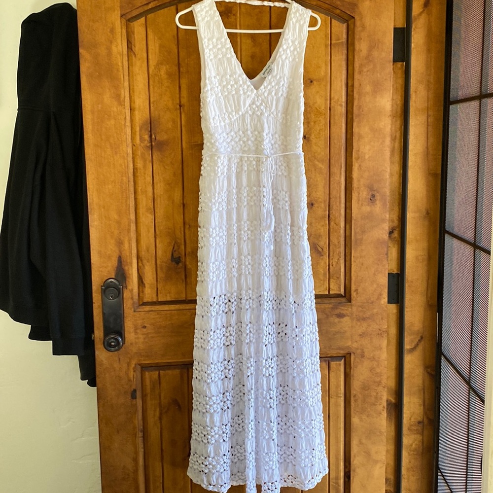 White long dress